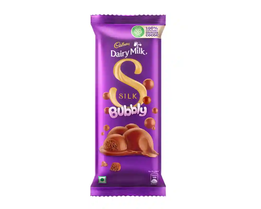 Cadbury Dairy Milk Silk Bubbly 50(±)4gm