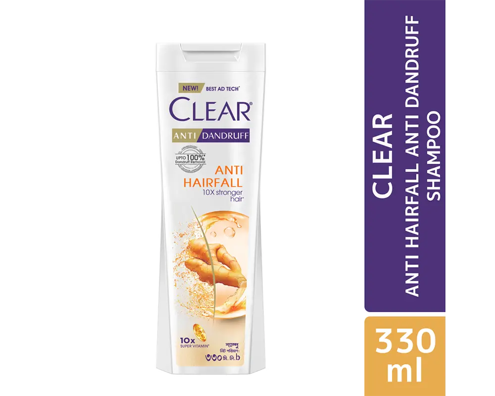 Clear Anti Dandruff Anti Hair fall Shampoo 350(±)20ml