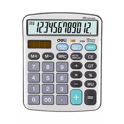 Deli (M198) Basic Calculator 12 Digit each