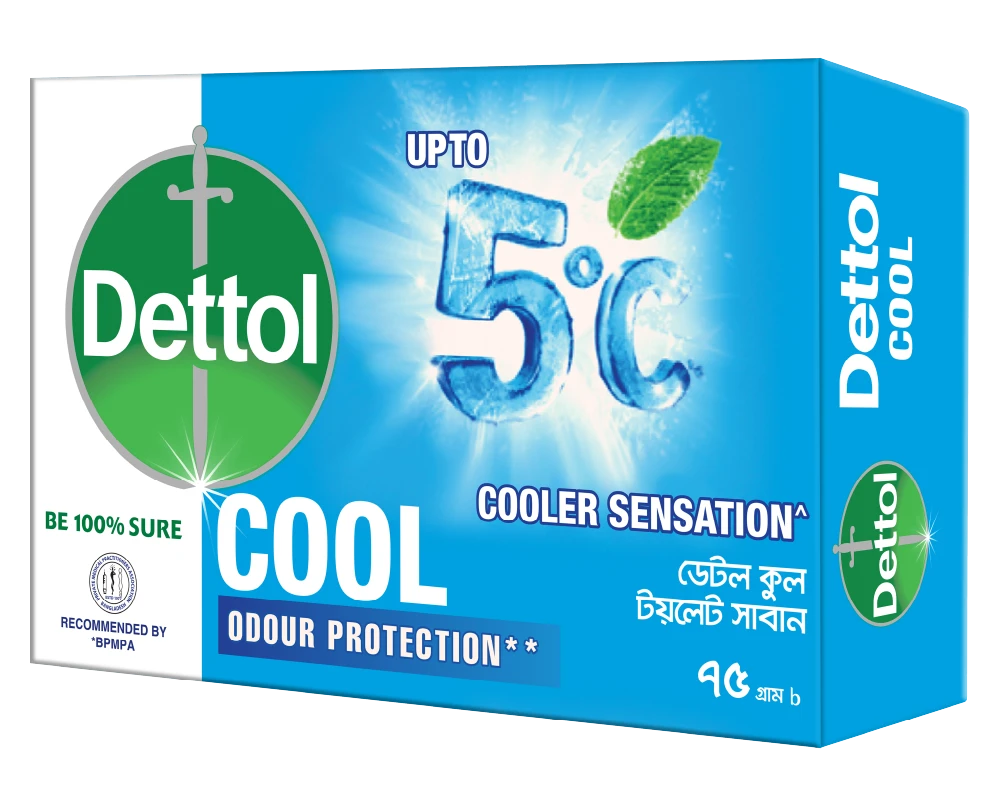 Dettol Soap with Crispy Menthol Cool Bathing Bar 75gm