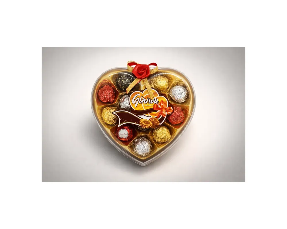 Ginnou Chocolate 154(±22)gm (Heart Box)