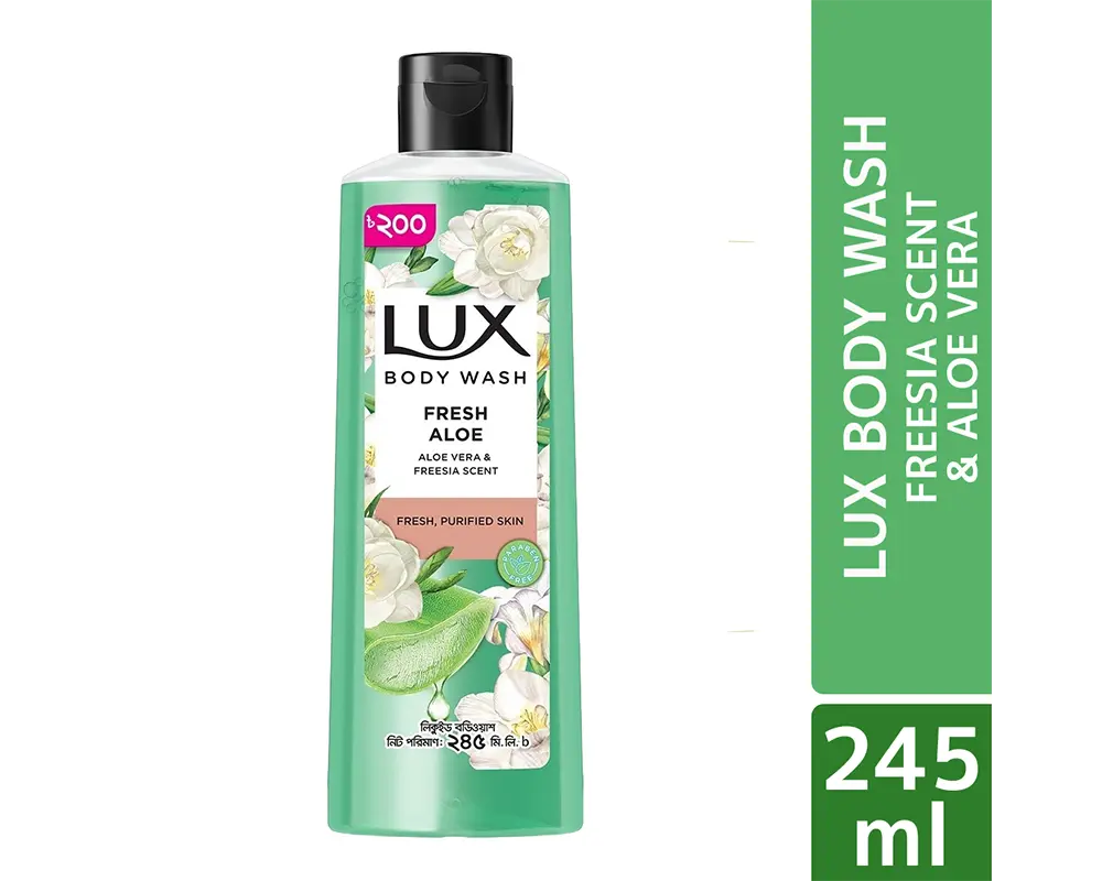 Lux Body Wash Freesia Scent & Aloe Vera 245ml