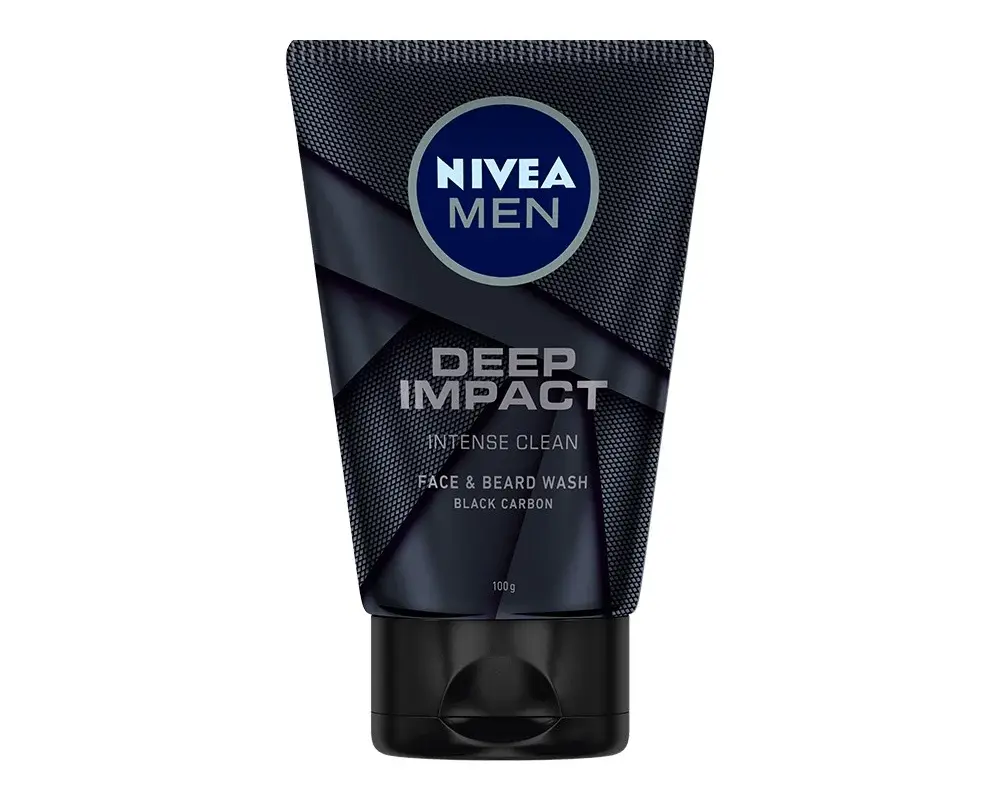 Nivea Men Deep Impact Face & Beard Wash 100ml
