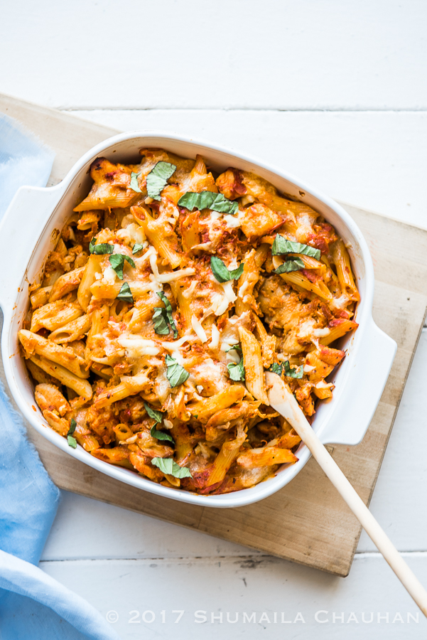 Oven Baked Chicken Pasta