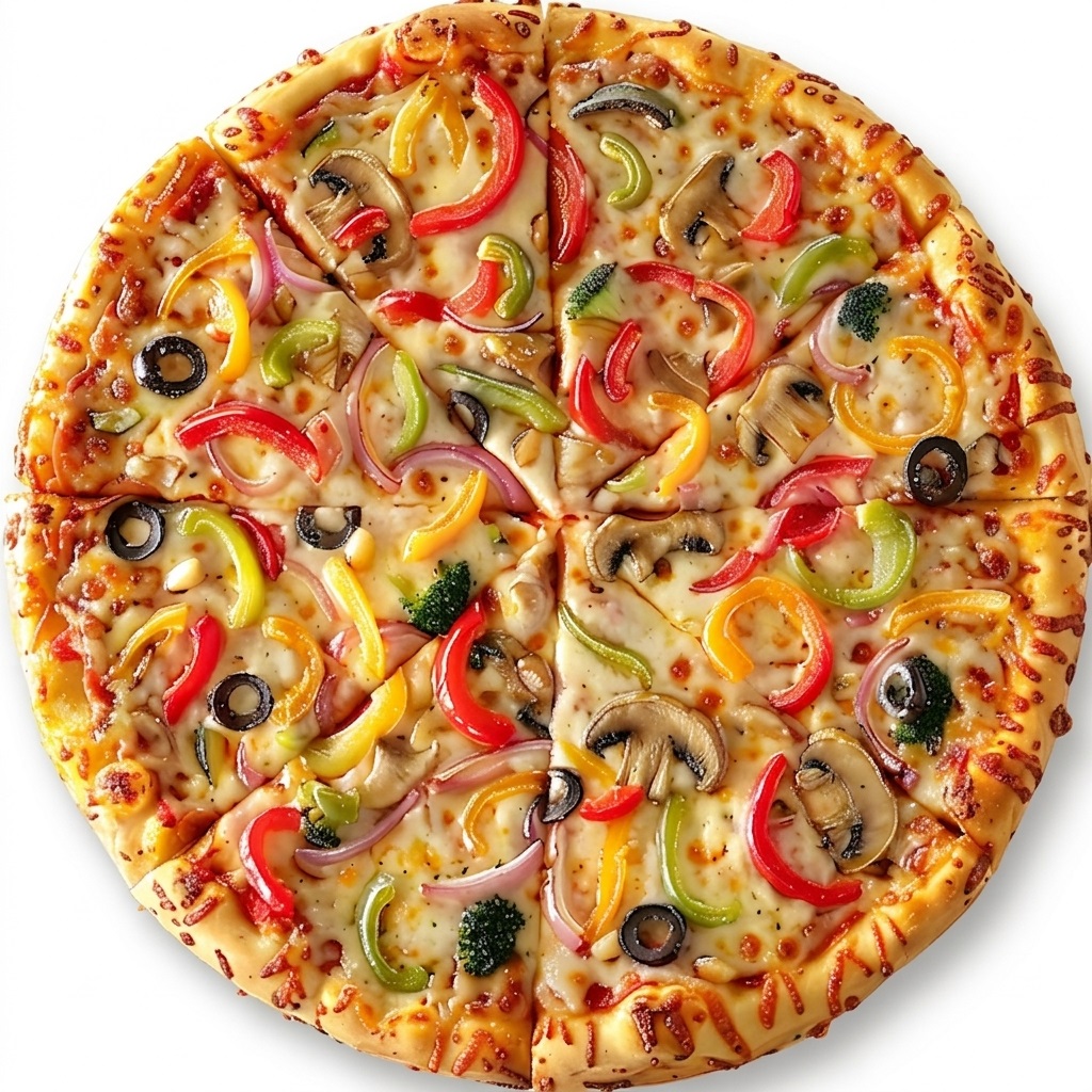 Vegetarian pizza -3